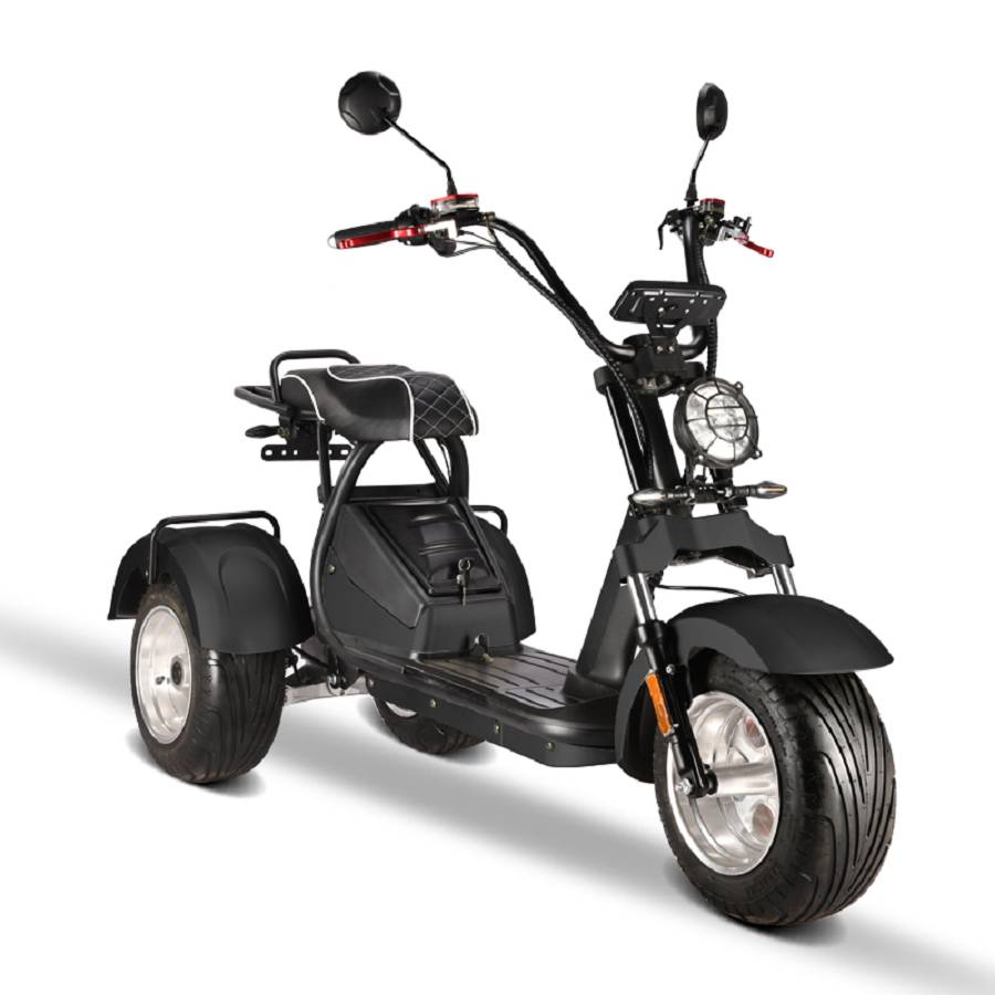E-Scooter Trike mit Straßenzulassung und drei Räder Trike HM7 Off-Road - ca. 70km Reichweite, 2 Motoren | 60V | 4000W | 2 x 20AH Akkus-0