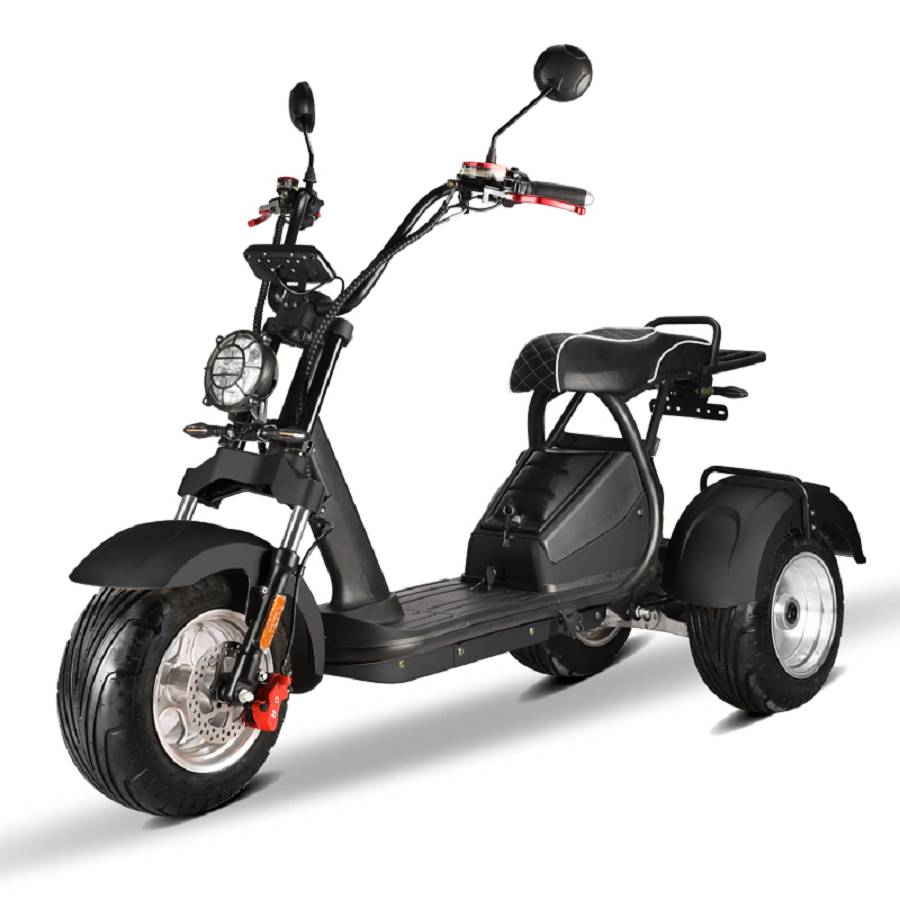E-Scooter Trike mit Straßenzulassung und drei Räder Trike HM7 Off-Road - ca. 70km Reichweite, 2 Motoren | 60V | 4000W | 2 x 20AH Akkus-18653